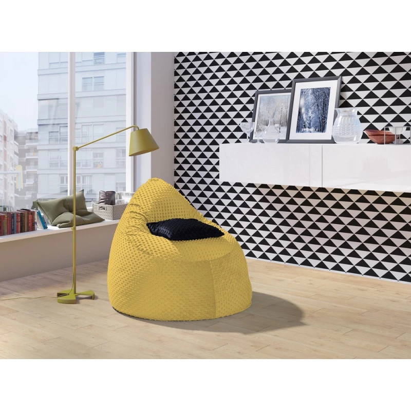 Sedací vak DEANY - žlutý