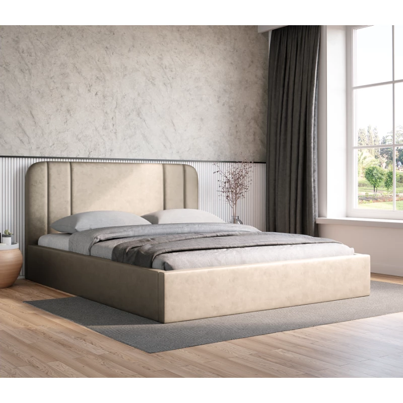 Čalouněná postel 180x200 MARGARIDA 2 - béžová