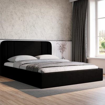 Čalouněná postel 120x200 MARGARIDA 2 - černá