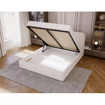 Čalouněná postel 200x200 MARGARIDA 2 - světle šedá