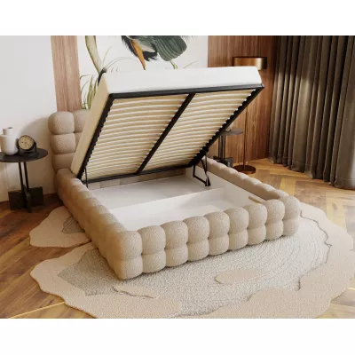 Manželská postel 200x200 MAFALDA 2 - světle šedá