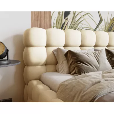 Jednolůžková postel 120x200 MAFALDA - vanilková