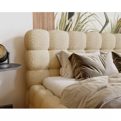 Manželská postel 200x200 MAFALDA - béžová