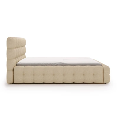 Manželská postel 200x200 MAFALDA - béžová