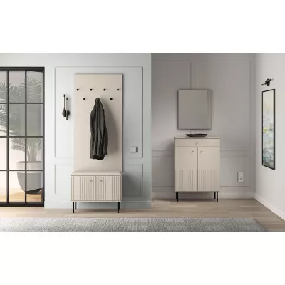 Čalouněný nástěnný věšák FAREL - kašmír