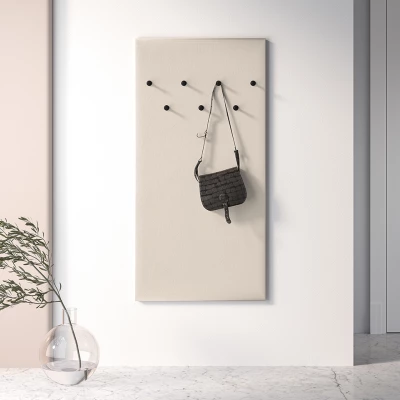 Čalouněný nástěnný věšák FAREL - kašmír