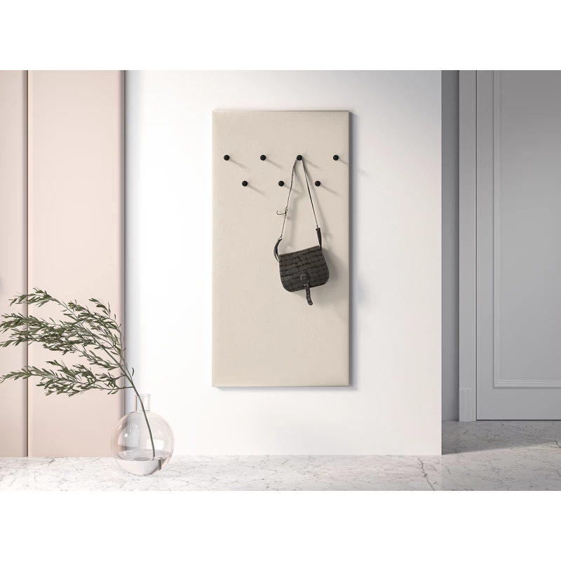 Čalouněný nástěnný věšák FAREL - kašmír