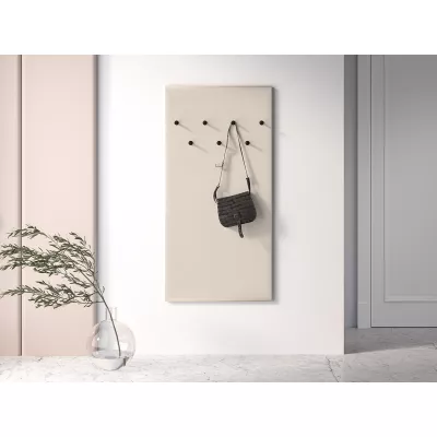Čalouněný nástěnný věšák FAREL - kašmír