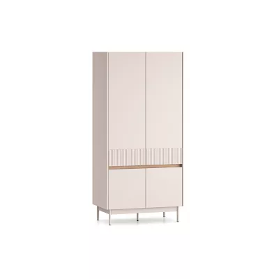 Šatní skříň 92 THEA - kašmír / dub