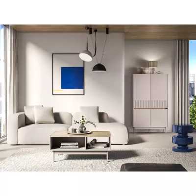 Konferenční stolek THEA - kašmír / dub