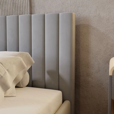 Jednolůžková postel 120x200 TEREZIE SLIM - šedá