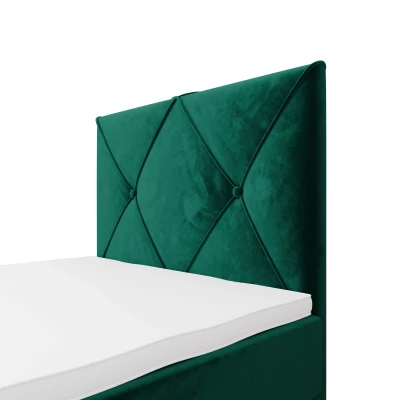 Jednolůžková hotelová postel 90x200 LILIEN 1 - zelená