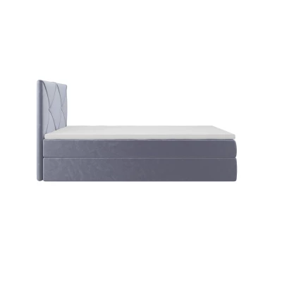 Jednolůžková hotelová postel 90x200 LILIEN 1 - světle fialová