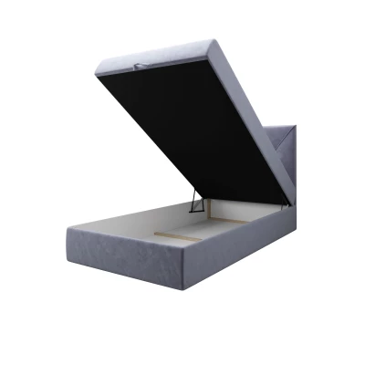 Jednolůžková hotelová postel 90x200 LILIEN 1 - světle fialová