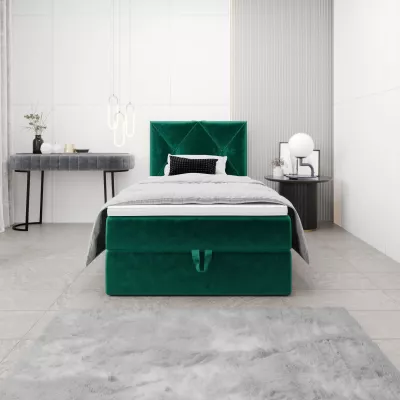 Jednolůžková hotelová postel 120x200 LILIEN 1 - zelená