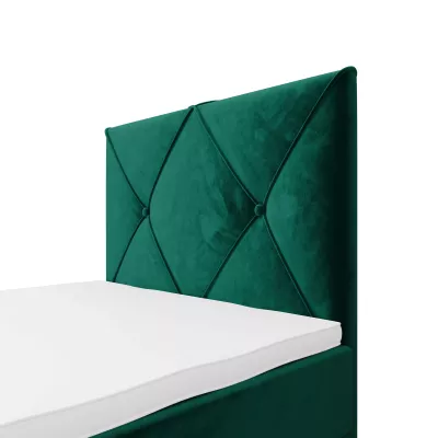 Jednolůžková hotelová postel 120x200 LILIEN 1 - zelená