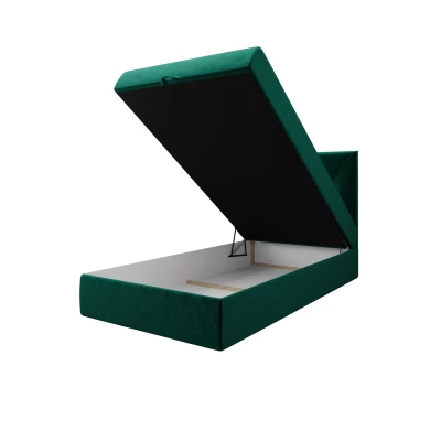 Jednolůžková hotelová postel 120x200 LILIEN 1 - zelená