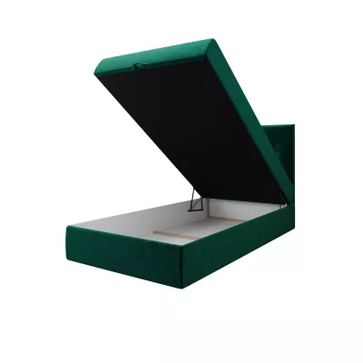 Jednolůžková hotelová postel 120x200 LILIEN 1 - zelená