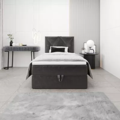 Jednolůžková hotelová postel 120x200 LILIEN 1 - šedá