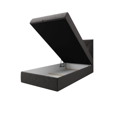 Jednolůžková hotelová postel 120x200 LILIEN 1 - šedá