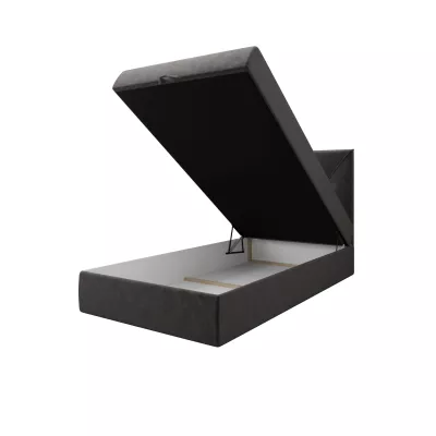 Jednolůžková hotelová postel 120x200 LILIEN 1 - šedá