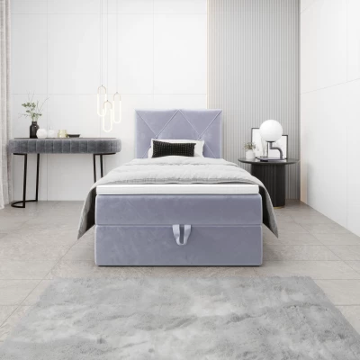 Jednolůžková hotelová postel 100x200 LILIEN COMFORT 1 - světle fialová