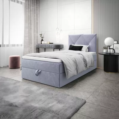 Jednolůžková hotelová postel 100x200 LILIEN COMFORT 1 - světle fialová