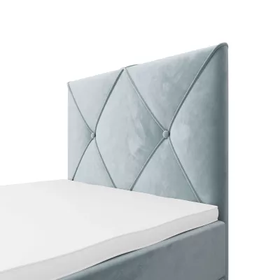 Jednolůžková hotelová postel 100x200 LILIEN COMFORT 1 - modrošedá