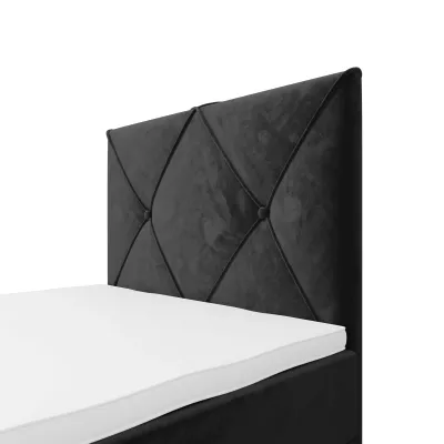 Jednolůžková hotelová postel 100x200 LILIEN COMFORT 1 - tmavě šedá