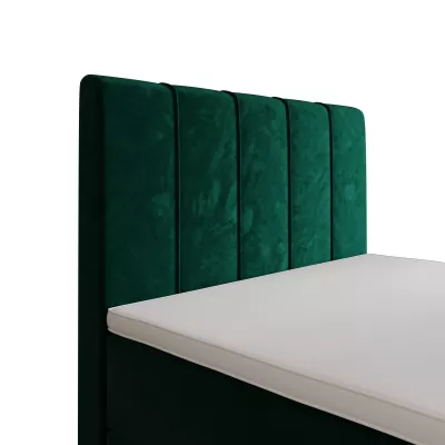 Jednolůžková boxspringová postel 90x200 MADLEN 1 - zelená