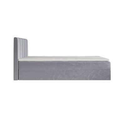 Jednolůžková boxspringová postel 100x200 MADLEN 1 - světle fialová