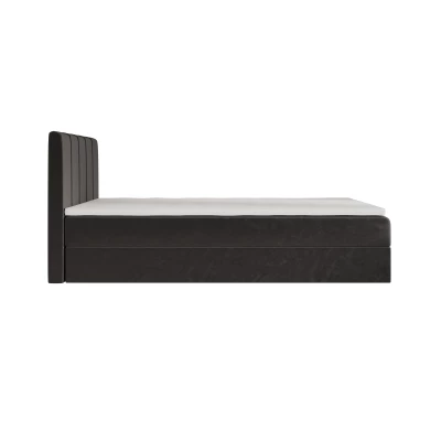 Jednolůžková boxspringová postel 100x200 MADLEN 1 - šedá
