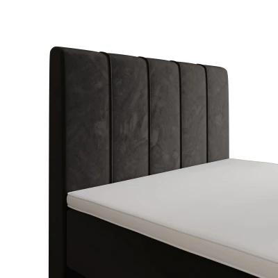 Jednolůžková boxspringová postel 100x200 MADLEN 1 - šedá