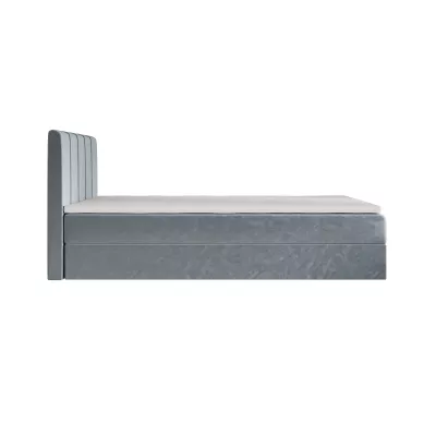 Jednolůžková boxspringová postel 120x200 MADLEN 1 - modrošedá