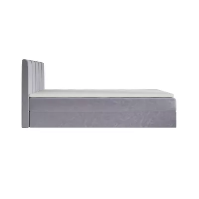 Jednolůžková boxspringová postel 100x200 MADLEN COMFORT 1 - světle fialová