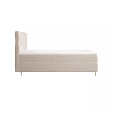 Kontinentální jednolůžková postel 90x200 ANGELES 1 - béžová