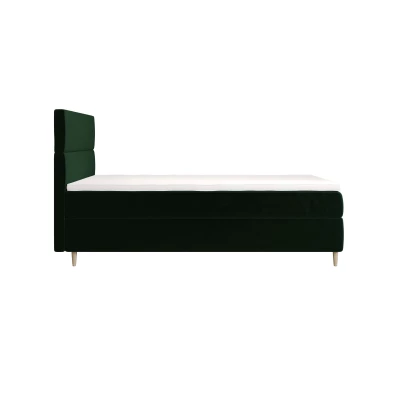 Kontinentální jednolůžková postel 100x200 ANGELES 1 - tmavě zelená