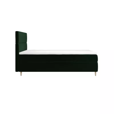 Kontinentální jednolůžková postel 100x200 ANGELES COMFORT 1 - tmavě zelená