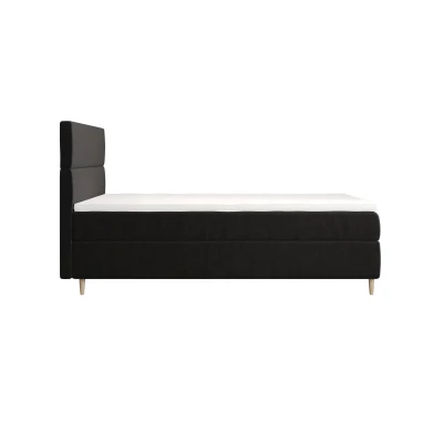 Kontinentální jednolůžková postel 100x200 ANGELES COMFORT 1 - tmavě šedá