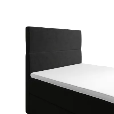 Kontinentální jednolůžková postel 100x200 ANGELES COMFORT 1 - tmavě šedá