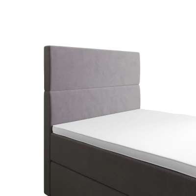 Kontinentální jednolůžková postel 100x200 ANGELES COMFORT 1 - fialová