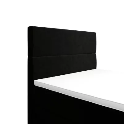 Kontinentální jednolůžková postel 90x200 ANGELES PLUS 1 - černá