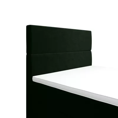 Kontinentální jednolůžková postel 90x200 ANGELES PLUS COMFORT 1 - tmavě zelená