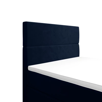 Kontinentální jednolůžková postel 90x200 ANGELES PLUS COMFORT 1 - tmavě modrá