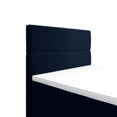 Kontinentální jednolůžková postel 90x200 ANGELES PLUS COMFORT 1 - tmavě modrá