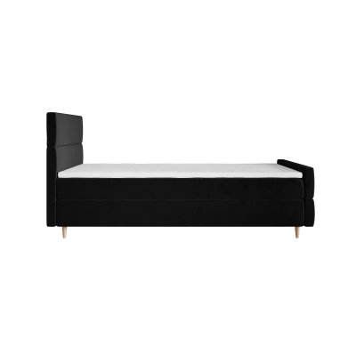 Kontinentální jednolůžková postel 90x200 ANGELES PLUS COMFORT 1 - černá