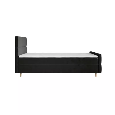 Kontinentální jednolůžková postel 100x200 ANGELES PLUS COMFORT 1 - tmavě šedá