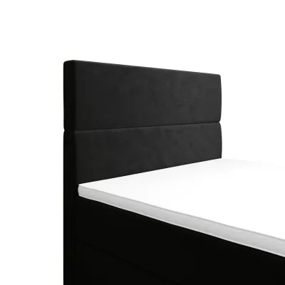 Kontinentální jednolůžková postel 100x200 ANGELES PLUS COMFORT 1 - tmavě šedá