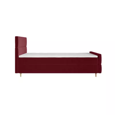 Kontinentální jednolůžková postel 100x200 ANGELES PLUS COMFORT 1 - červená