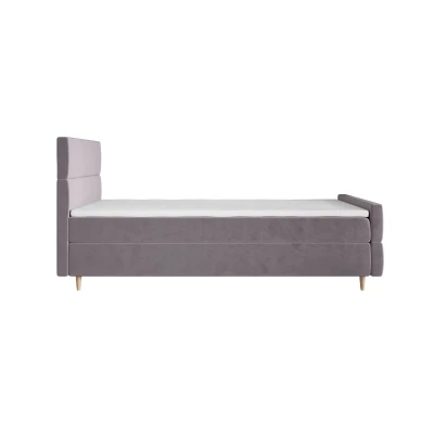 Kontinentální jednolůžková postel 100x200 ANGELES PLUS COMFORT 1 - fialová